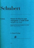 Sonata for Piano and Arpeggione, a minor D821 Version for Viola