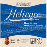 Helicore Orchestral Bass A String - medium (Straight) - 3/4