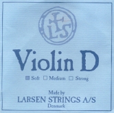 Larsen Violin Aluminum D String - soft - 4/4