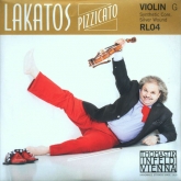 Lakatos Violin Silver G String - medium - 4/4