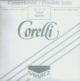 Corelli Bass Tungsten D String - Medium - 3/4