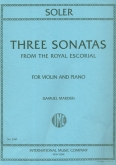 3 Sonatas from the Royal Escorial