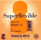 Superflexible Violin E String - medium - 1/4