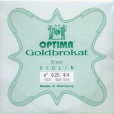 Goldbrokat Violin Steel E String, Ball 25 - soft - 4/4