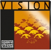 Vision Violin Silver D String - medium - 4/4