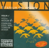 Vision Titanium Orchestra Violin E String, Ball - 4/4