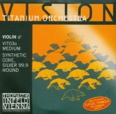 Vision Titanium Orchestra Violin D - 4/4 - Silver