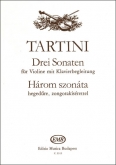 Tartini - 3 Sonatas for Violin and Piano (EMB)