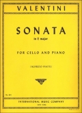 Valentini - Sonata in E major for Cello and Piano (INT)
