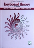 Keyboard Theory, Advanced Rudiments 2nd Ed. - Answer Book