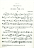 Six Studies in English Folksong, Cello Part