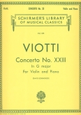 Viotti - Violin Concerto No. 23 in G major (SCHIR)
