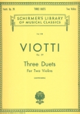 Viotti - Three Duets for Two Violins, Op. 29 (SCHIR)