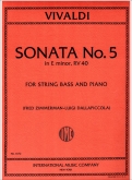 Sonata No. 5 in E Minor, RV 40