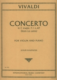 Concerto in C, F.I. No. 47