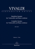 Complete Sonatas For Cello and Basso Continuo