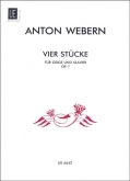 Webern - Four Pieces Op. 7, for Violin and Piano