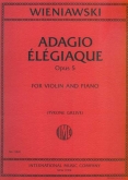 Adagio Elegiaque, Opus 5